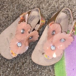 Pink with flowers , 8M , Harper Canyon SANDALS.